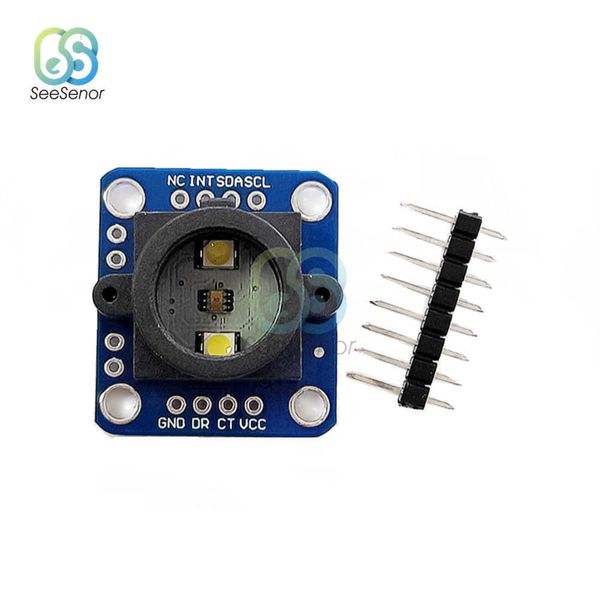 Módulo de reconocimiento de Sensor de Color GY-33 TCS34725, placa de desarrollo RGB IIC, reemplaza TCS230 TCS3200 para Arduino