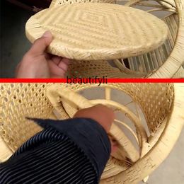 Gy Natural Rattan New Dining Chair Baby and Infant Multi-Fonctional Rattan Chair Home Modern Simple Children's Safety Chair