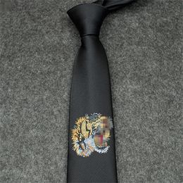gy2023 Men Necktie Design Mens ties Fashion Neck Tie Letter Printed Luxurys Designers Business Cravate Neckwear Fashion Business Tie with box 88g9d122