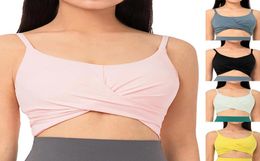 Ropa de gimnasio Belleza Espalda Ropa interior de yoga Sujetador deportivo Mujeres Push Up Fitness Chaleco Running Entrenamiento Entrenamiento Femme Acolchado Crop Tops7943390