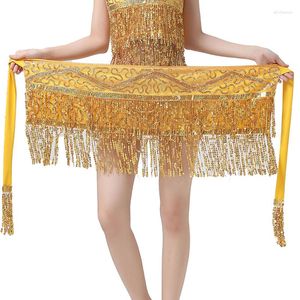 Vêtements de sport Vêtements de danse du ventre Accessoires de costume de gitane Ceintures à franges Ceintures égyptiennes Écharpe de hanche Jupes de danse