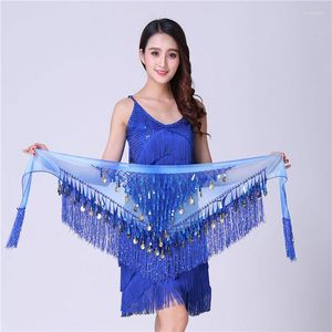 Chaînes de taille de danse du ventre Sexy de haute qualité pour vêtements de sport pour écharpe de hanche gland Triangle Sequin danse Bandage