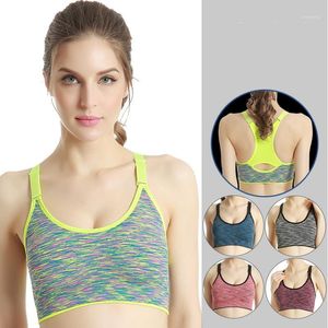 Gym kleding Inspk zomer sport beha fitness hardloop jogging training vest snel-dry elasticeerde nylon girl sport underwears 2021 style1