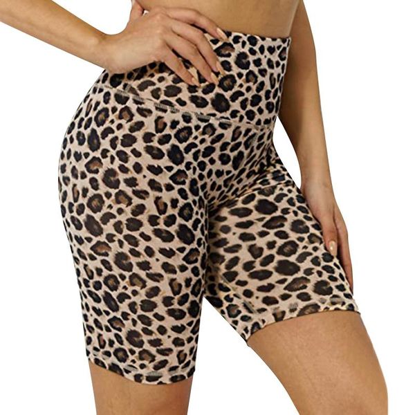 Ropa de gimnasio Leggings de leopardo Mujeres Entrenamiento Fitness Deportes Correr Yoga Pantalones atléticos Sin costuras Elástico Cintura alta