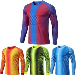 Gymkleding Heren Kindervoetbalshirts Sport Rugby Keeperstrui Jeugd Survetement Voetbal Volwassen jongens Keepersuniformen Custom Print 220929