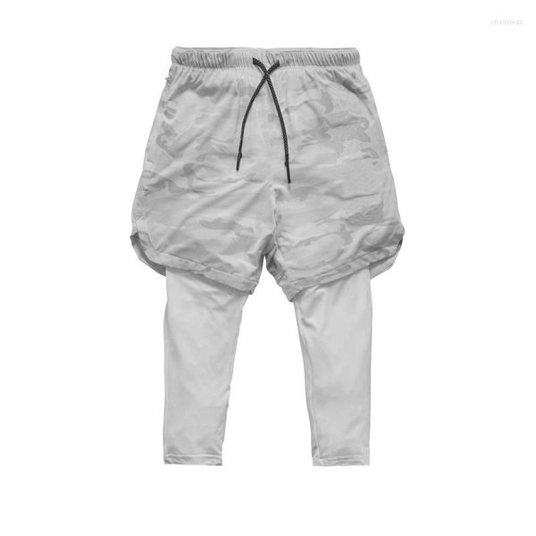 Vêtements de sport pantalons à séchage rapide pour hommes sport décontracté faux pantalon deux pièces course en plein air Football basket-ball Fitness entraînement