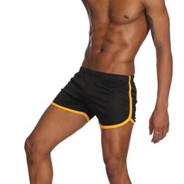Gym kleding mannen shorts sportscholen sport fitness elastische taille korte onderbroek joggers snel drogende straat slijtage workout kleding shortsym