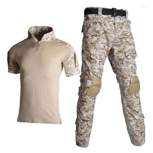 Gym Kleding Men Tactical Suits Army Pants Safari Actvet Combat Uniform Militaire T-Shirts Paintball Hunting Pak Training