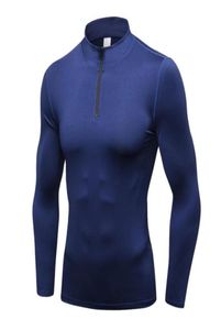 Gymkleding Heren039s Compressietop Sneldrogende trui Thermische winterkleding Fleecebasislaag met lange mouwen onder T-shirts5541784