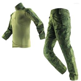 Vêtements de sport tactiques militaires EMR, combinaison de Combat de Camouflage vert G3 russe, chemise et pantalon de chasse en plein air