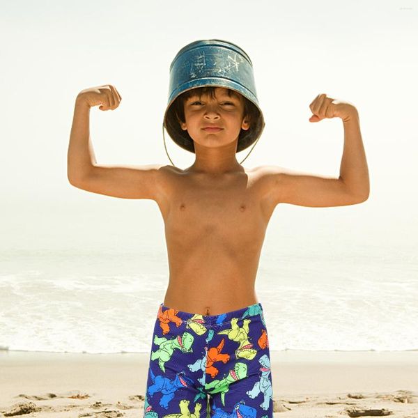 Ropa de gimnasia S Niños Ropa de verano Pantalones cortos de baño Niños Atlético Niño Playa Poliéster Natación Bebé