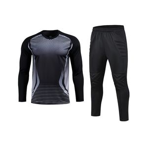 Vêtements de sport Ensembles de footballSurvêtements Sports Uniformes de gardien de but de football Hommes Costumes d'entraînement de gardien de but Pantalons longs pour adultes Ensembles de shorts Kits de portiers DIY 220908