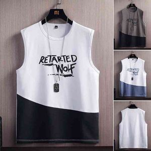 Gym Kleding Tank Top Mannen Bodybuilding Mouwloze Singlets Mode Workout Man Shirt Mesh Fitness Training Running Vest