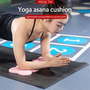 Vêtements de gymnastique Coudières à soutien plat épaissi Doux Yoga Protéger Pu Haute densité Coussin Équipement Fitness Joint Exquis Genouillère