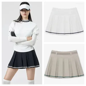 Vêtements de gymnase de golf de golf pour femmes coréens d'été de sports d'extérieur jupe courte de la mode