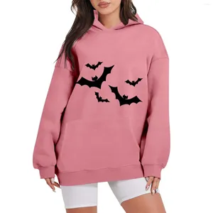 Vêtements de sport pour femmes, Festival d'Halloween, printemps et automne, sweat-shirt ample, ajusté et long