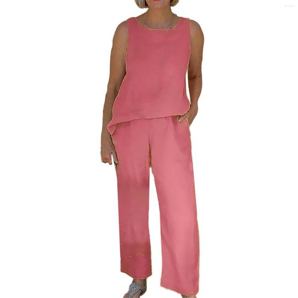 Gym vêtements femmes costume mode confortable à manches courtes et pantalons longs couleur unie barboteuse pour la fête