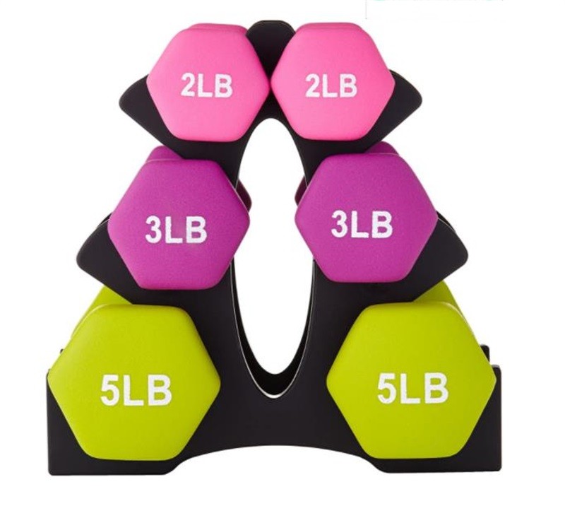 Gym Dumbbell Rack Stands Weightlifting Holder Dumbbell Weight Lifting Floor Bracket Home Exercise Accessories 47 X2
