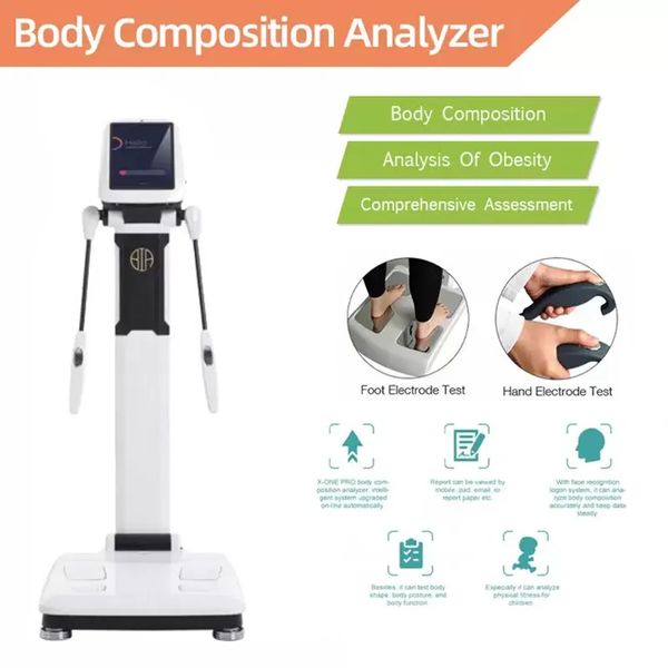 Equipo de gimnasio Análisis inteligente de la composición corporal para el instrumento de medición del cuerpo Analizador de grasa corporal BMI Wifi para uso en el salón de spa en el hogar del hospital