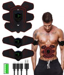 Équipement de fitness gym exercice abdominal d'abs stimulateur muscle toner toning ceinture muscle EMS entraîneur ab rouleaux drop3985764