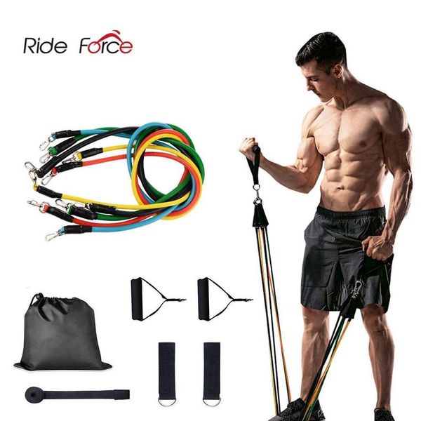 Gym Fitness bandes de résistance ensemble ceinture suspendue Yoga Stretch tirer vers le haut aider sangles de corde Crossfit formation équipement d'entraînement Q1225