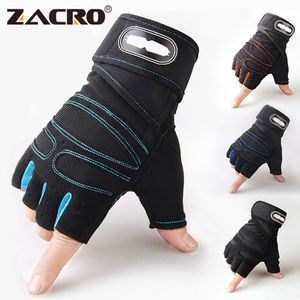 Fashion Accessories Gym Gloves Fitness Weight Lifting Gloves Body Building Training Sports Exercise Sport Workout Glove for Men Women black blue red four colors