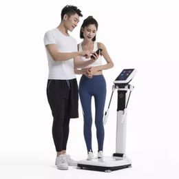 Gym Gezondheid Lichaamsgewicht schalen Smart Body Samenstelling Analyzer Vet Biochemische analyse BMI 3D Digitale scan Touchscreen Machine