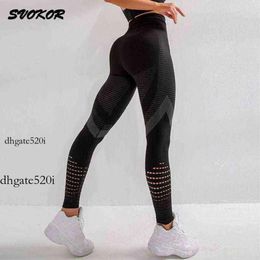 Gym Shark Femmes Svokor Shark Leggings sans couture Femmes Stretchy Push up Pantalon Sports Talmy Control Pantal