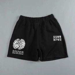 Gym Shorts Sport Fitness Shorts Running Men Summer Shorts Darc Wolves Casual Cotton Shorts Homme Sweatpants Male stolsel 240412