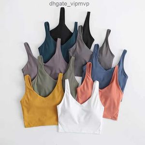 Gym Tank Vêtements Womens Underwear Yoga Sports Bra Body Body Body Body Match Casual Push Up Align Bra Crop Tops Running Fitness Workout Vest