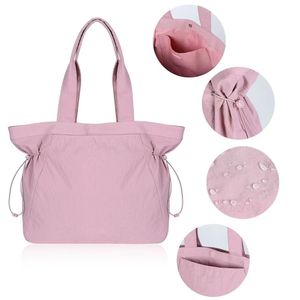 Bolsa de yoga para gimnasio Bolso 18L Correa de hombro desmontable Mano colgada Yoga Fitness Bolsa de compras Bolsas de mensajero Viajes al aire libre Bolsa de lona para niñas Sacos de ejercicio informal