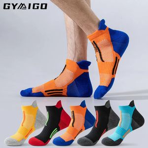 GIMIGO 4 PAARS MANNEN ENKLE SOCKS Comfortabel Terry Sports Professional Soft Outdoor Sport Cycling 231221