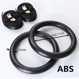 Gymnastiekringen Gymnastiekringen SFIT 2PC 1SET ABS 28mm Oefening Fitness Gymnastiekringen Gym Sport Fitnessapparatuur Pull-ups Spier-ups 231012