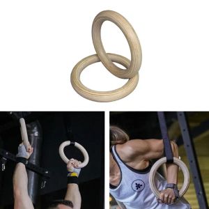 Gymnastique 1pc 28/32 mm Anneau de gymnase en bois d'exercice de gymnastique Fitness Fitness Hourdeux gym de gym