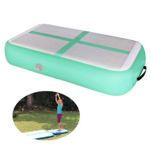 Pista de aire para gimnasia, bloque de aire y tabla de aire, pista de caída inflable que ayuda para entrenamiento gimnástico, envío gratis