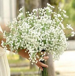 Gypsophile Silk Baby Breath Artificial Fake Flowers Flowers Plant Home Wedding Party Home Decoration pas cher 8503336