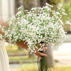 Gypsophile soie bébé souffle artificielle faux soie fleurs plante maison fête de mariage décoration de la maison livraison gratuite