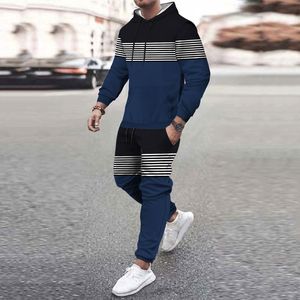 Survêtement pour hommes Designer t-shirt et pantalon Casual Jogger Sportswear automne Sweat-shirts Pantalons de survêtement Tee Tailles européennes et américaines M-3XL Sweat à capuche et pantalon