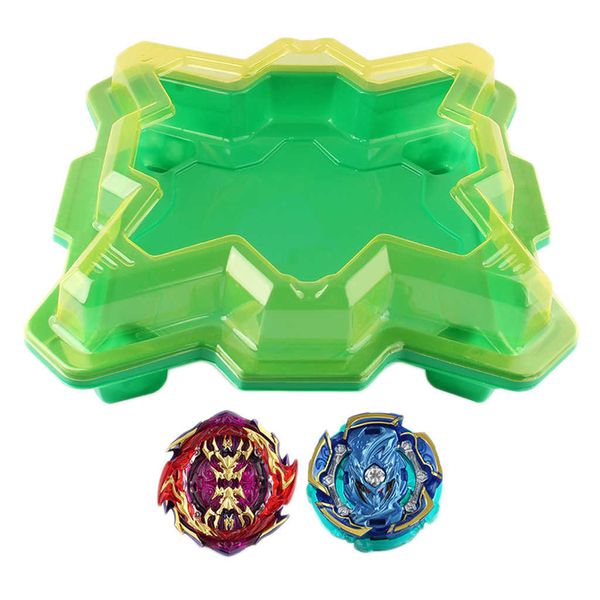 Gyro Combat Arena Stadium Plate Juego de peonza con agarre de lanzador para niños