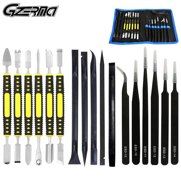 GZERMA Professional Electronics Desmontennsmbly Herramientas de apertura del kit de herramientas de reparación de PRY con spudgers de metal para iPhone iPad tabletas PC44444856