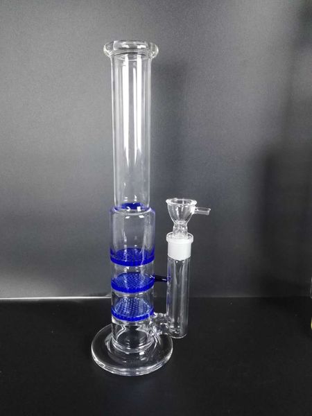 H: 32 cm d: 5 CM Tubos de agua para fumar de vidrio bong de vidrio barato venta caliente percolador bong pipas de agua para fumar bong para fumar