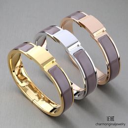 H Bracelet Designer pour femme Bracelet Luxe Bijoux en acier inoxydable Man H bracele