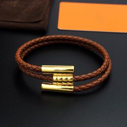 H Bracelet pour femmes bracelets bracelets en cuir bracelet bracelet personnalisés de créateurs de créateurs argentés bracelets de mode bijoux de bijoux pour les bijoux