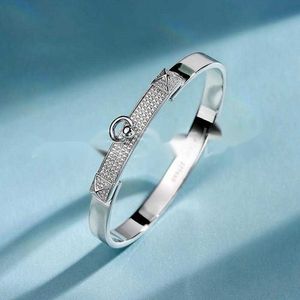 H brazalete Nuevo producto completo Sky Star Semi Diamond Fashion Fain For Women 925 Silver Minimalista Joyería Internet Celebridades en vivo Joyería