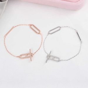 H bracelet H Bracelet rose en argent simple S0105-SL