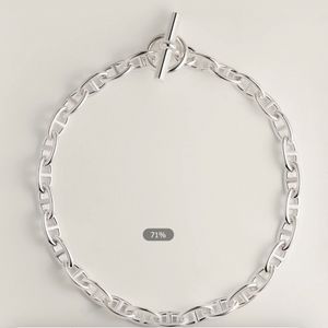 H Collar de gargantilla Cadena D'Ancre Joya fina de cobre K Gold con collar de cajas para mujeres Collar de diseñador de oro rosa regalo de San Valentín