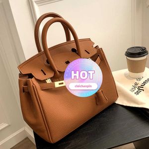 H Bolso de cuero genuino bolso de estilo de alta calidad para mujer 2024 nueva versión moderna de la caramelo versátil singue