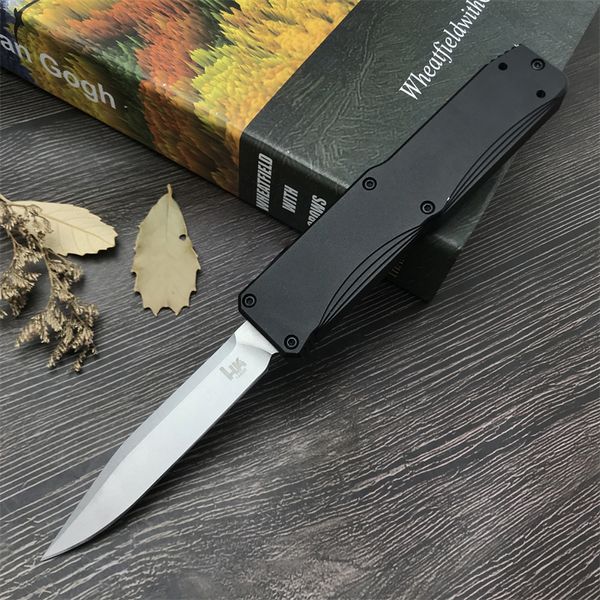 HK TUMULT 14800 Couteau automatique multi-chasse D2 SATIN PLAIN Blade T6 poignée en alliage d'aluminium extérieur tactique Camping survie défense EDC outils 3300 15535 3400 3200