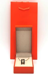 H Letter Rose Gold kettingontwerper Email ketting Luxe mode hanger kettingen merk klassiek paar hangers bruiloftsfeest6894399