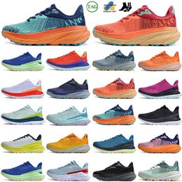 H One Clifton Athletic Shoe Running Shoes Bondi 8 Carbon X 2 Sneakers Shock Absorbing Road Fashion Mens Dames Top Designer